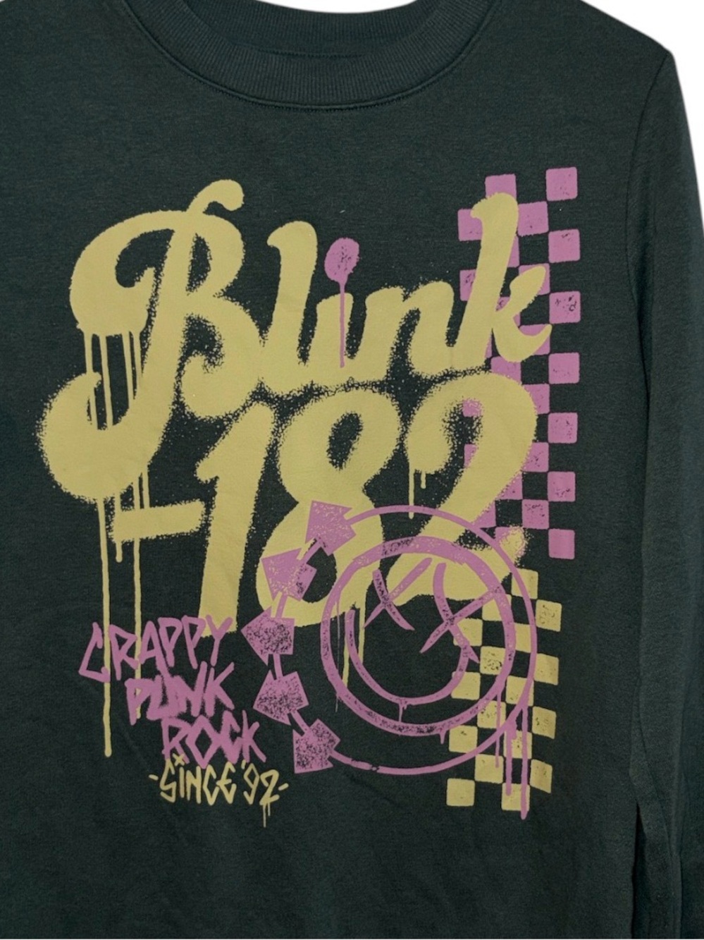 Blink-182 Crappy Punk Rock Since 92 Sweatshirt Size Medium - Picture 3 of 6